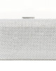 Τσαντάκι AMELY αμπιγιέ (clutch) με στρασάκια- Ασημί
