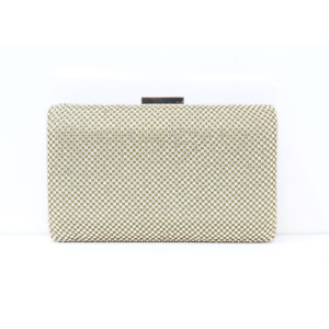 Τσαντάκι AMELY αμπιγιέ (clutch) με στρασάκια- Χρυσό