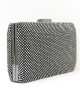 Τσαντάκι AMELY αμπιγιέ (clutch) με στρασάκια- Μαύρο